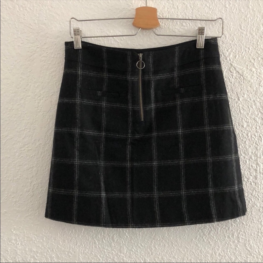 Madewell plaid fireside skirt size 2